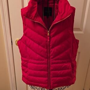Talbots Women's Red Puffer Vest XLP